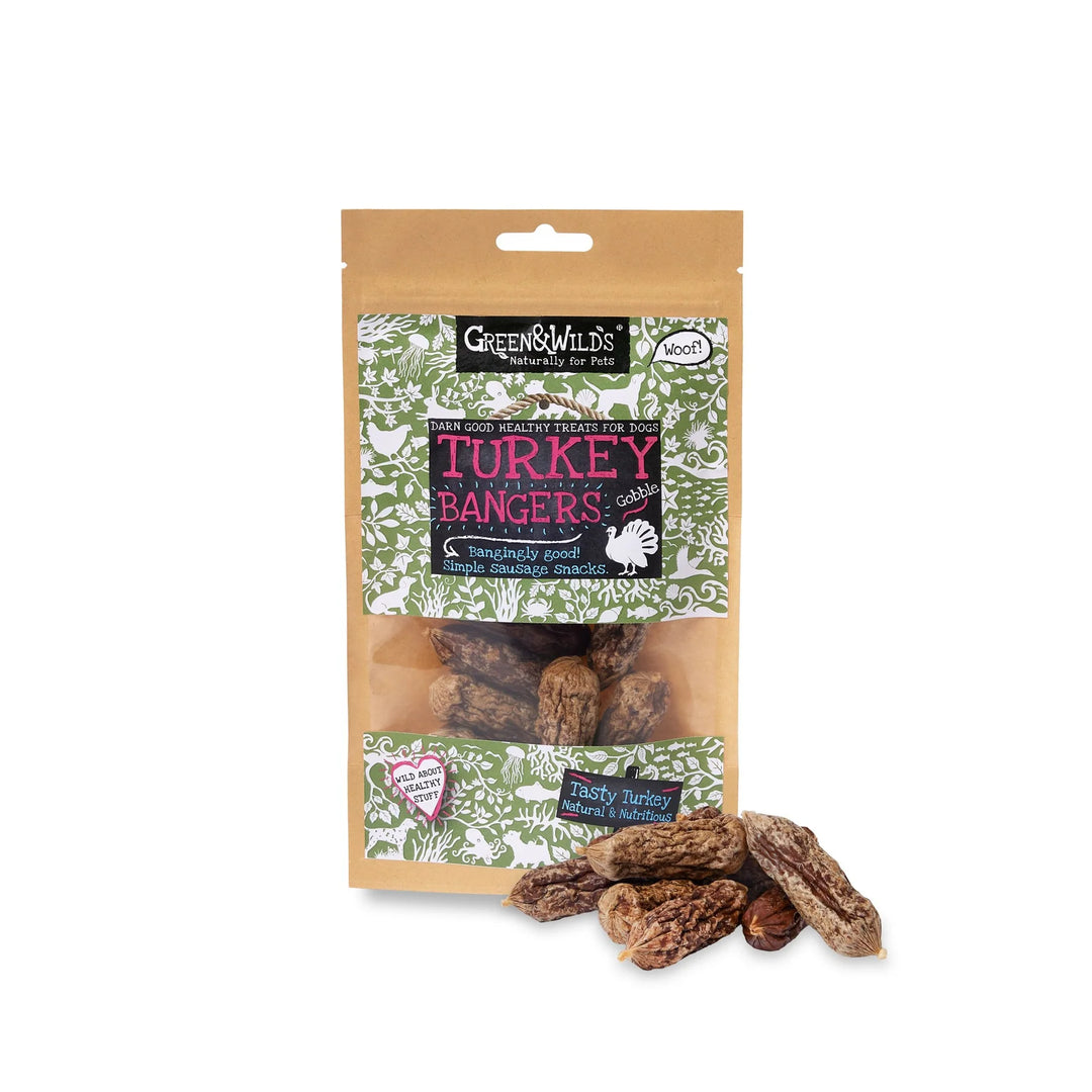 Turkey Bangers Dog Treats