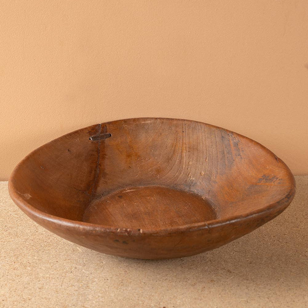 Vintage Wooden Parat Bowl - No.3