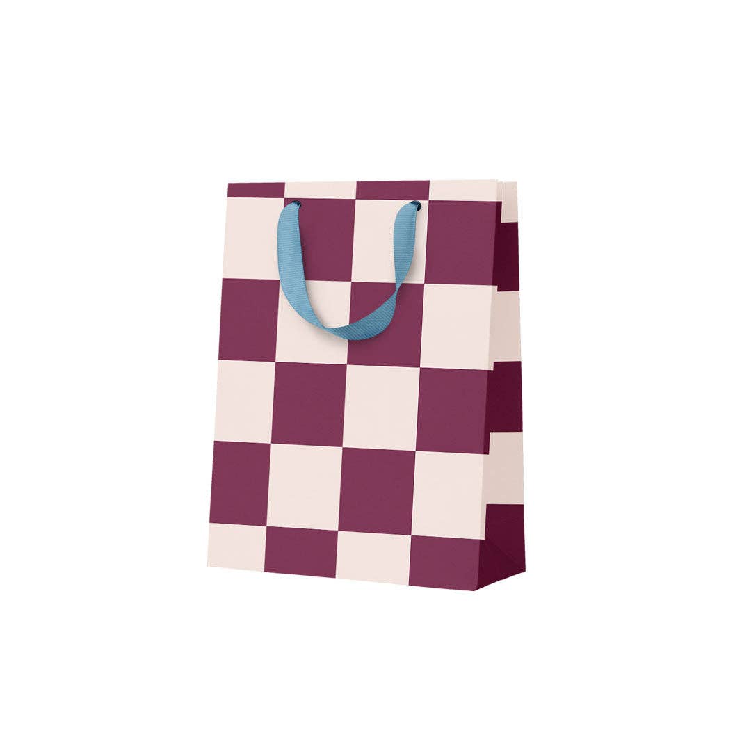 Checkerboard Mini Gift Bag