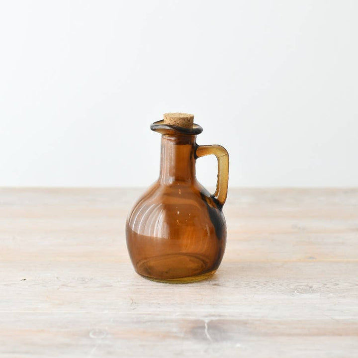 Glass Bottle Jug with Cork Lid