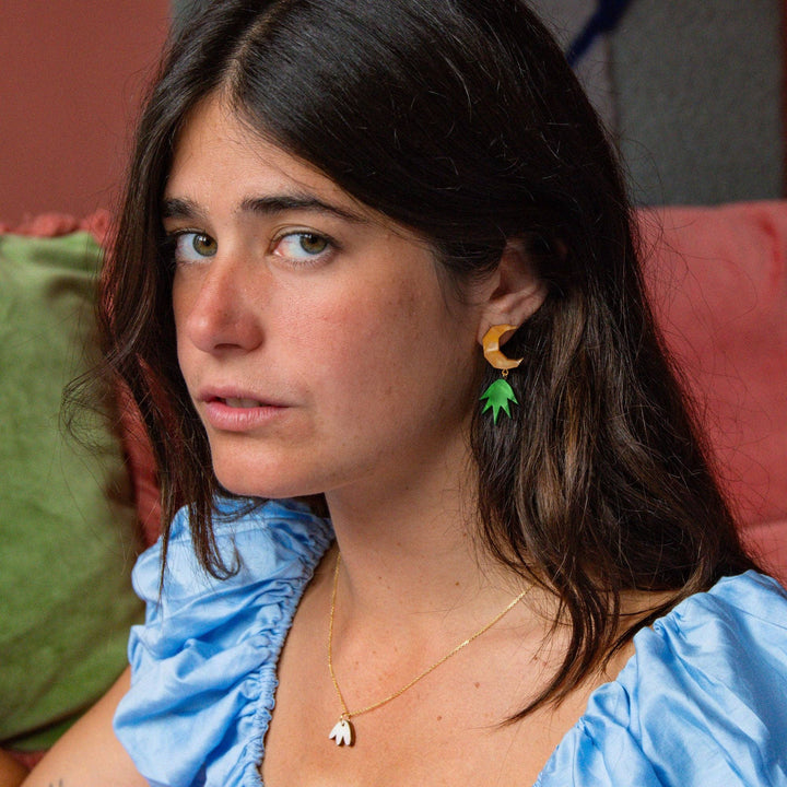 Assembled Story Drop Earrings