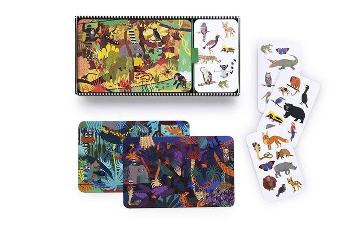 Who's Hiding in the Jungle? Matching Game