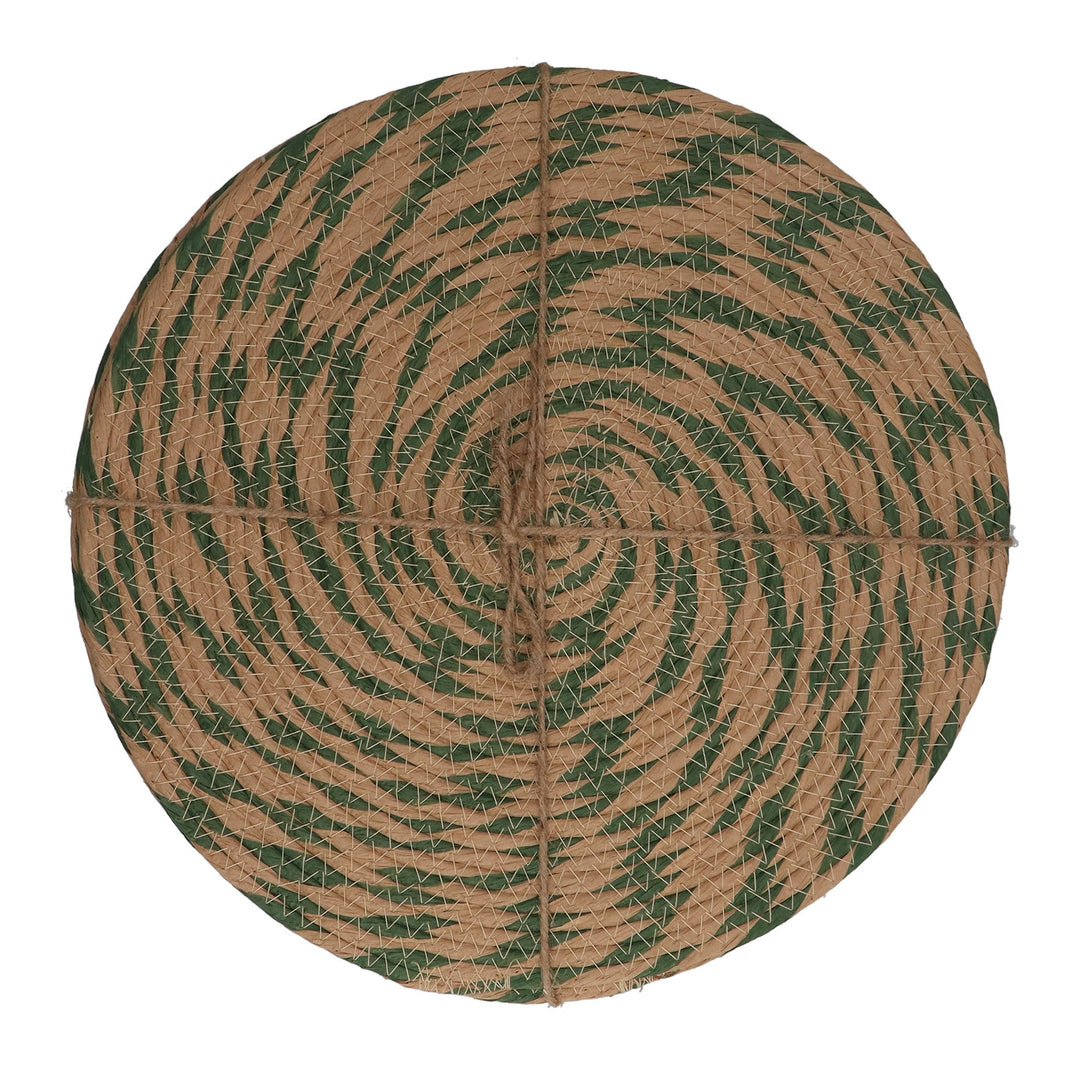 Green Rope Twist Placemat Set