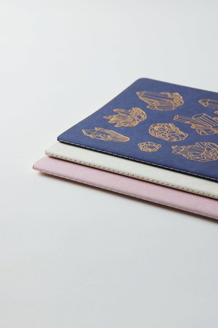 Set of 3 Flex Notebooks Saddle Stitch Spine - Mystic