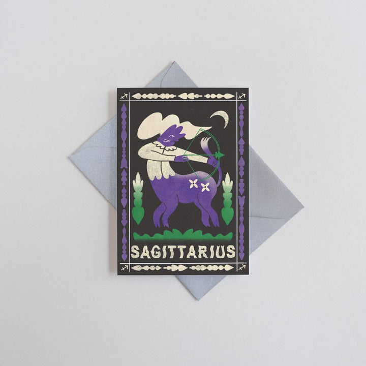 Sagittarius Mini Greetings Card