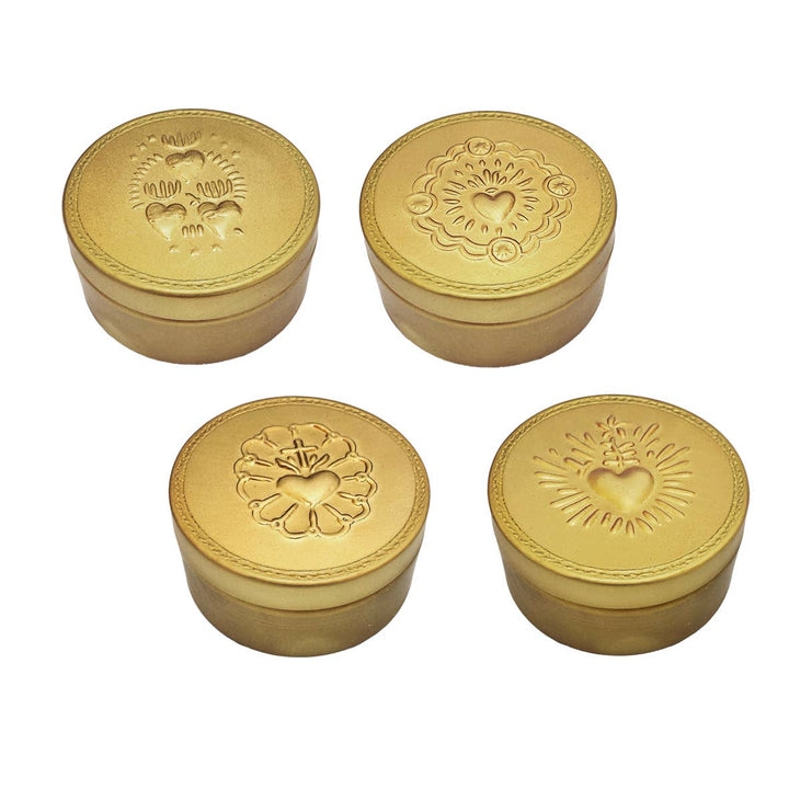 Sacred Heart Brass Keepsake Box
