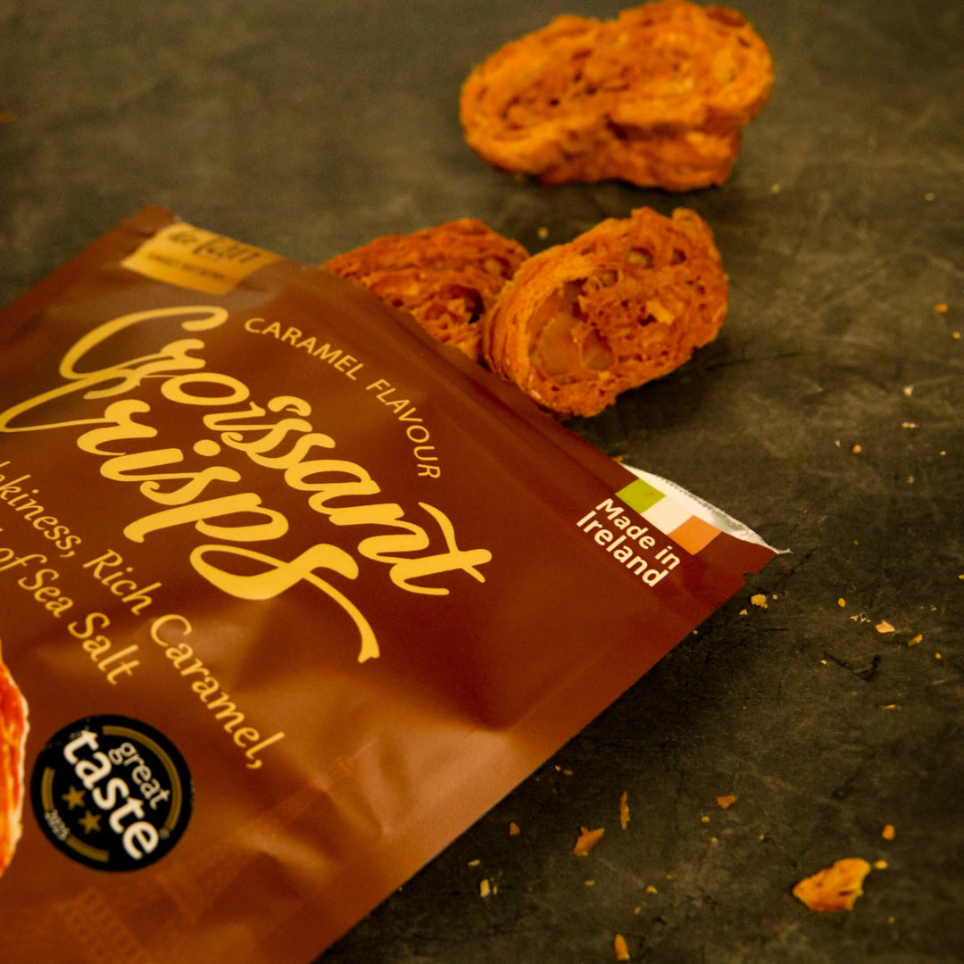 Handmade Croissant Crisps – Caramel Flavour