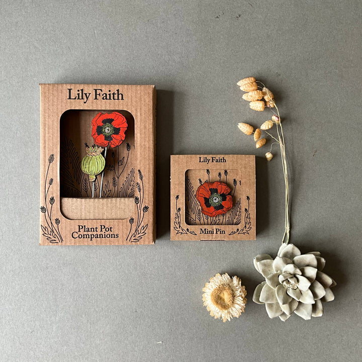 Poppy Mini Pin Brooch  