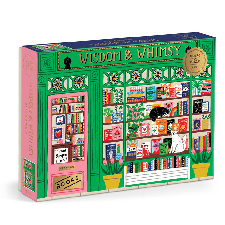 Wisdom & Whimsy Bookshop 1000 Piece Jigsaw Puzzle