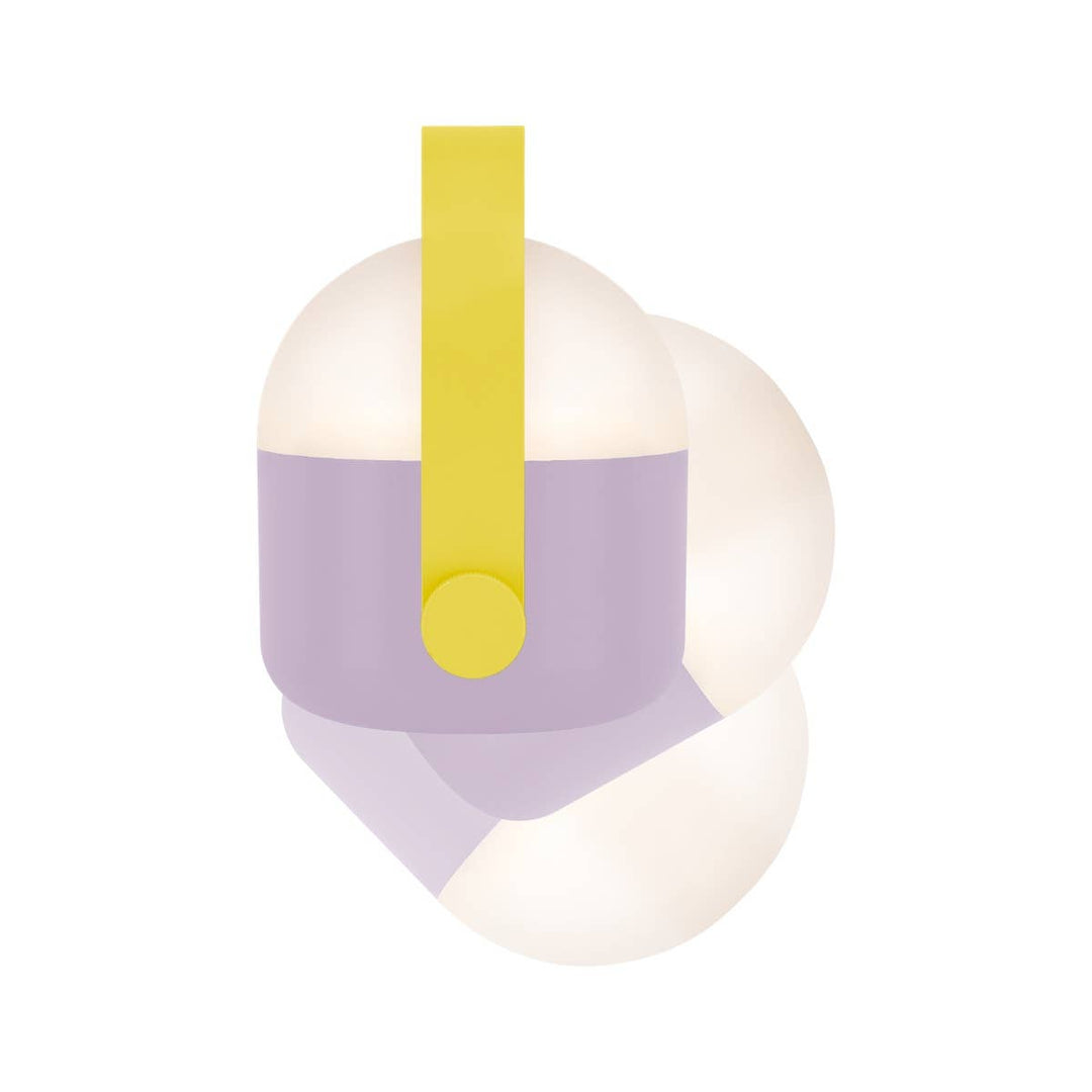 Ole Portable Light – Lilac & Yellow