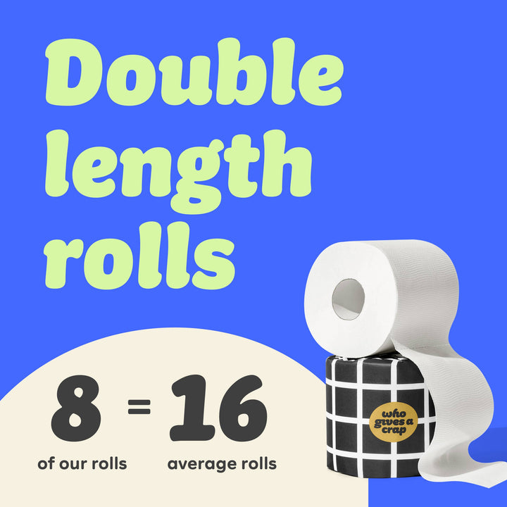 Extra Soft Double Length Toilet Roll (8 pack)