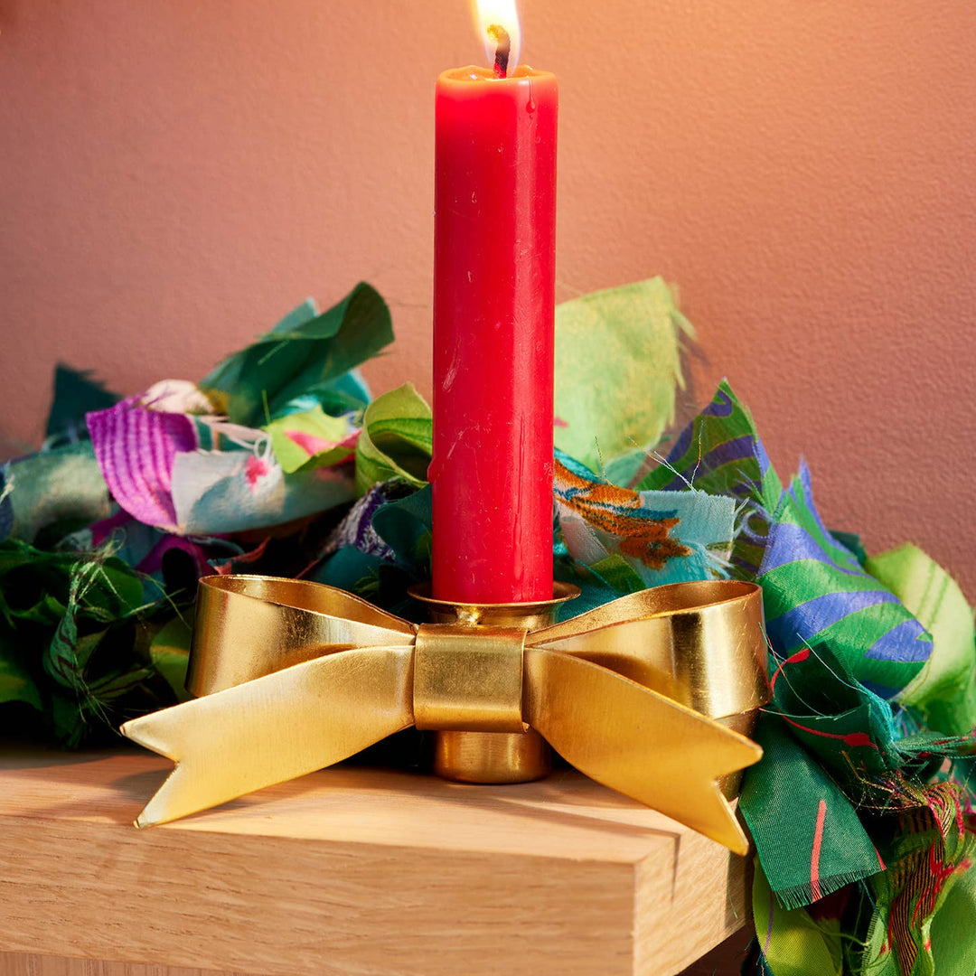 Bow Candle Holder