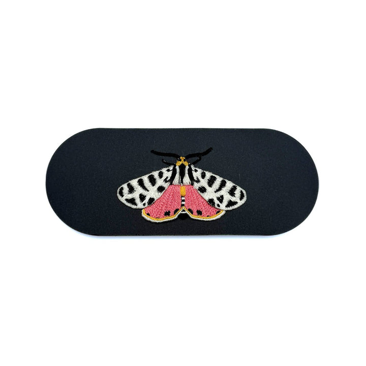 Tiger Moth Embroidered Brooch