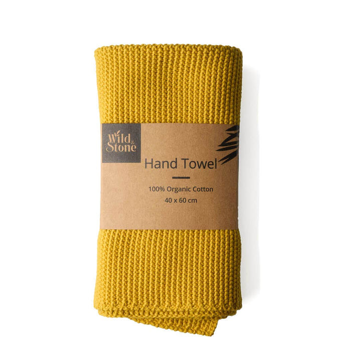 Hand Towels - 100% Organic Cotton - Honey