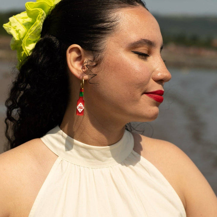 Hot Sauce Hoop Earrings