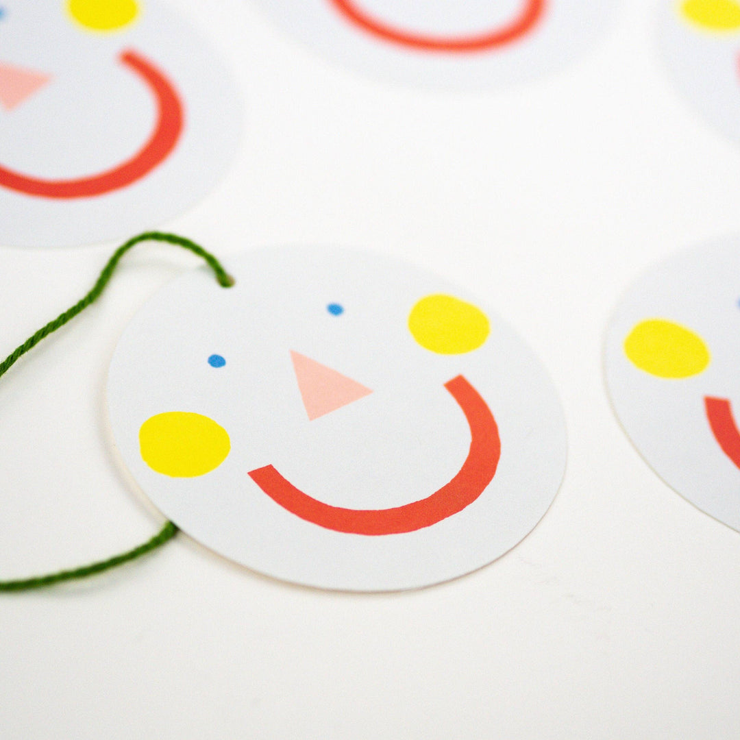 Smiley Face Gift Tag Set