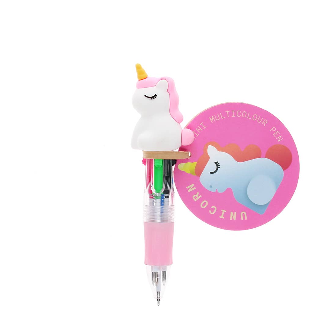 Mini 4-in-1 Colour Pen - Unicorn