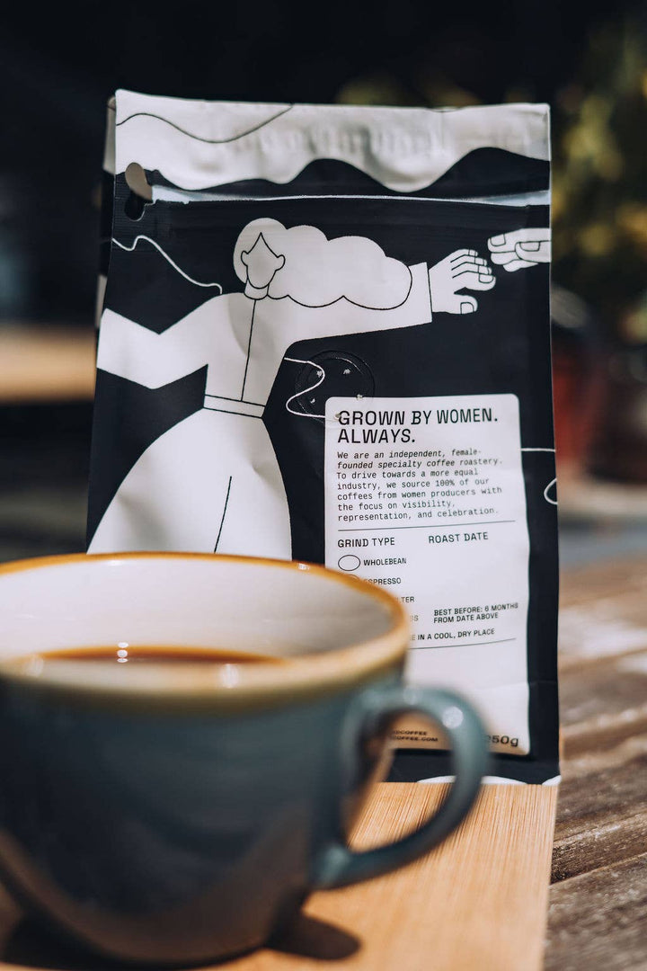 Rise & Grind, Robusta Arabica Blend: Wholebean 250g