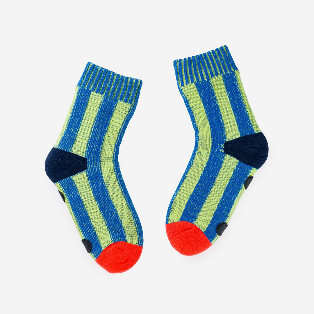 Big Stripe House Socks: Size 8-11