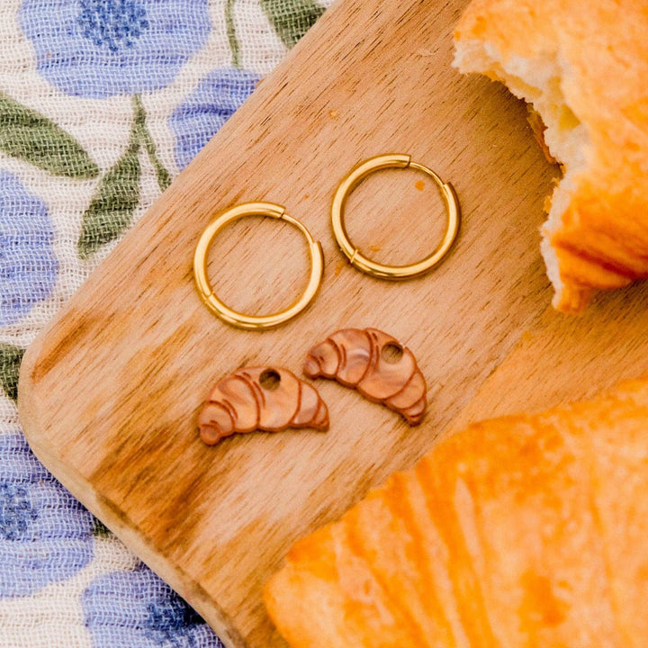 Croissant Hoop Earrings