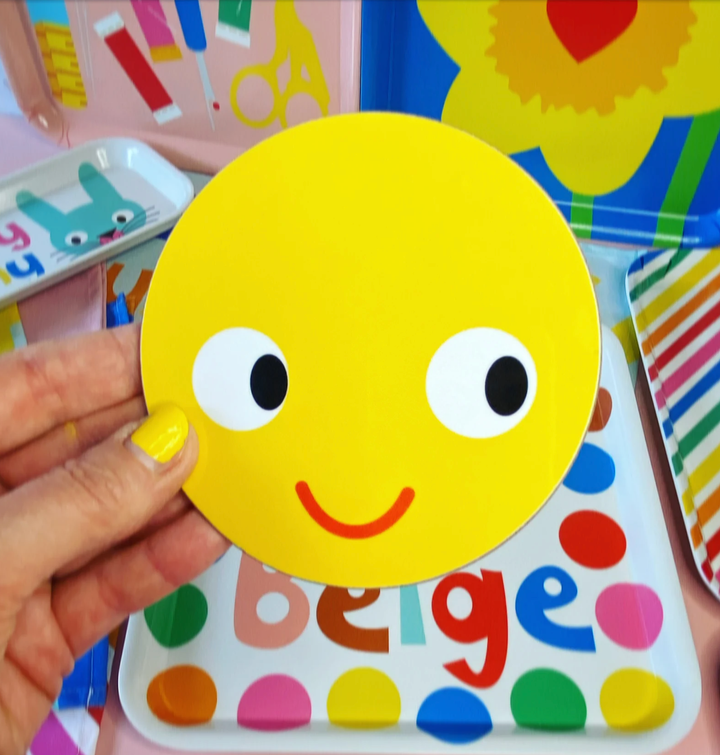 Smile Melamine Coaster
