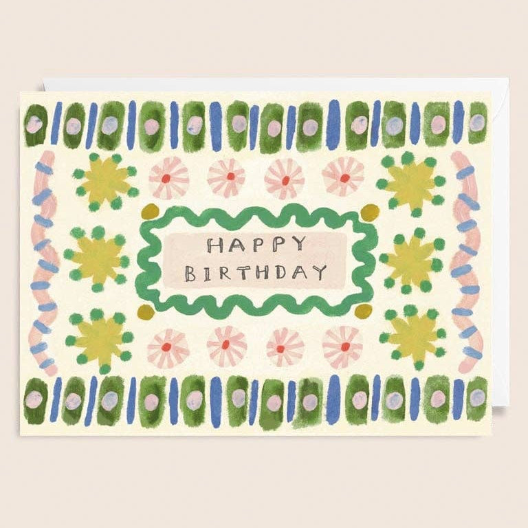 Wavy Birthday Card