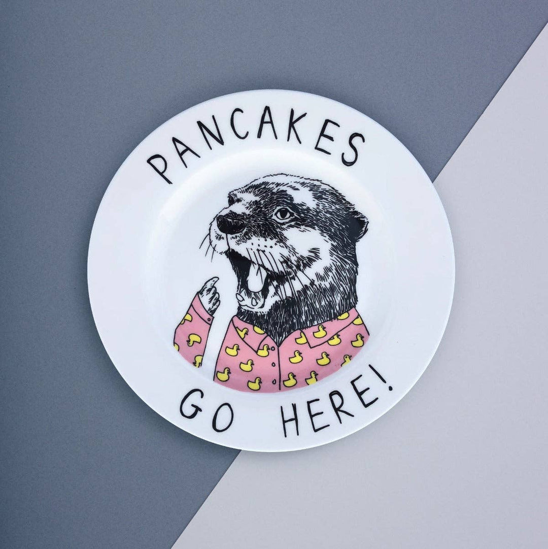 'Pancakes Go Here' Side Plate