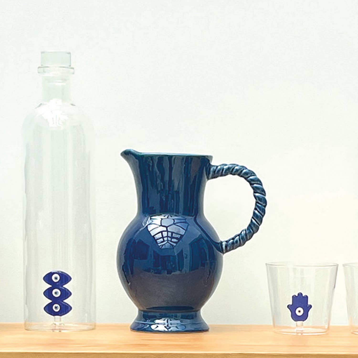 Twist Pitcher in Deep Blue – Quince & Cook