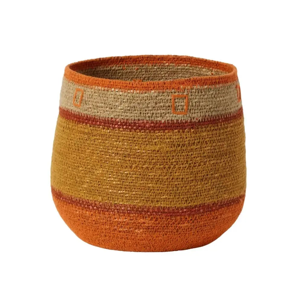 Orange Cross Basket