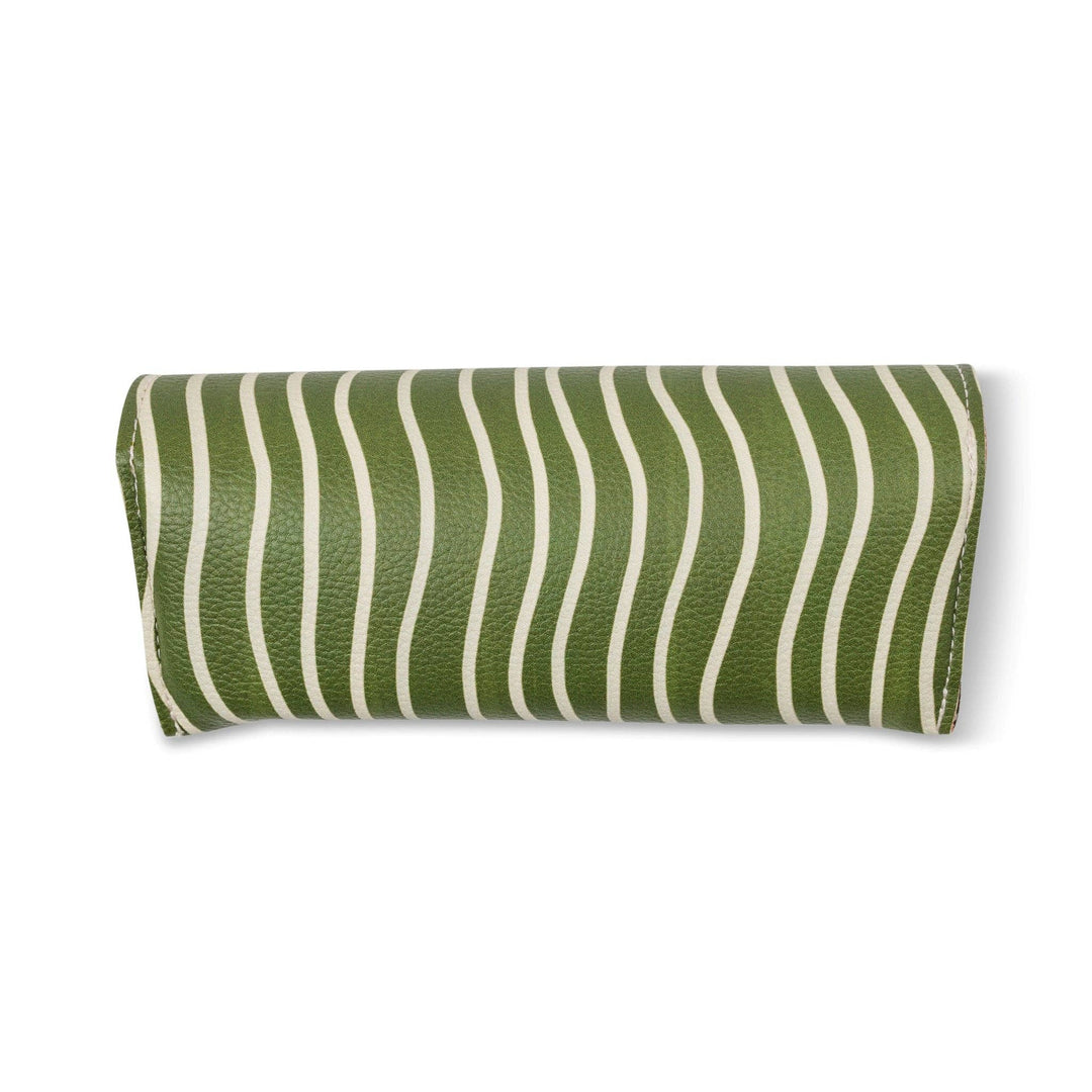 Wavy Stripe Printed Glasses Case