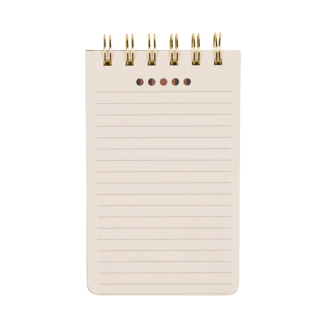 Moon Phases Twin Wire Notepad