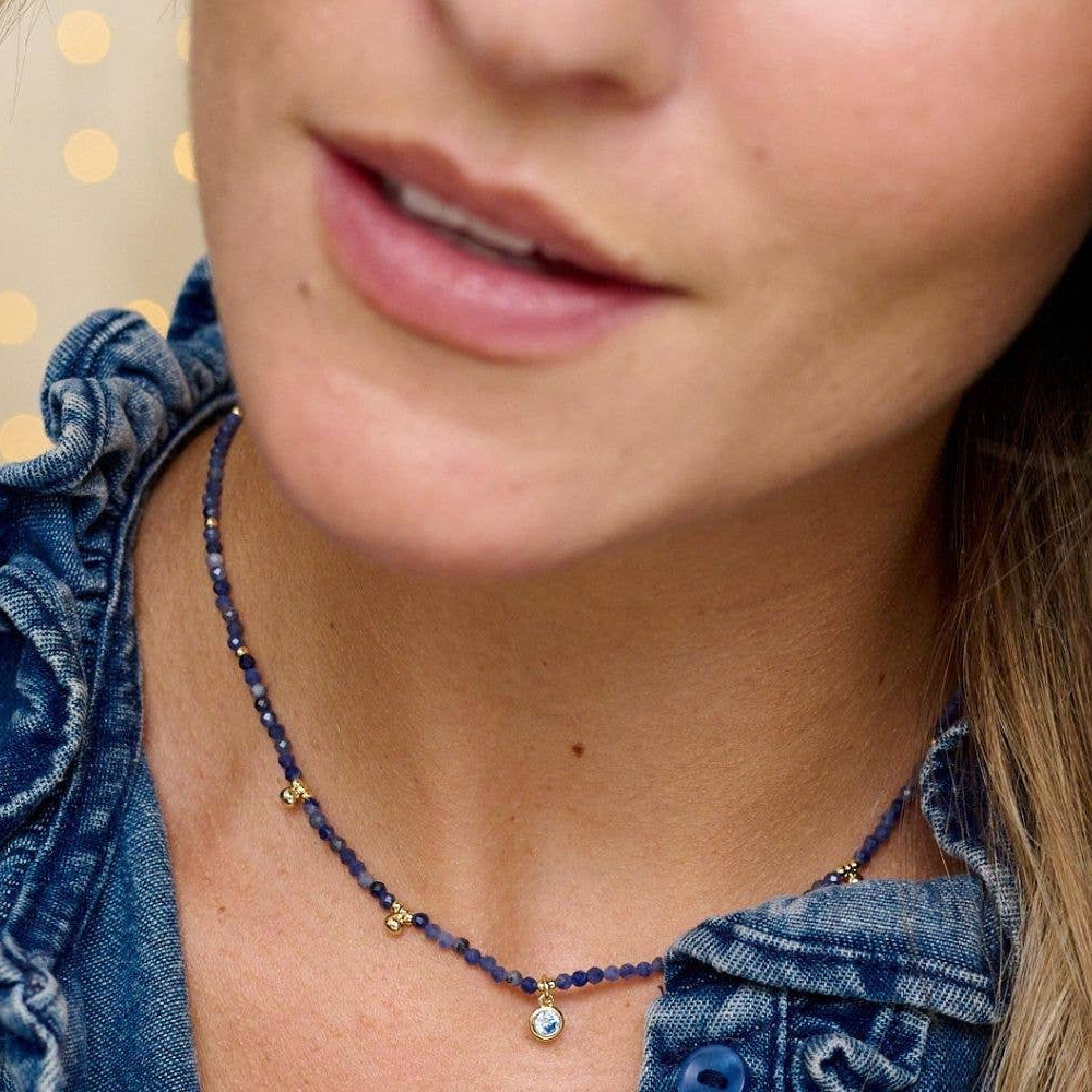 Jasmine Celestial Aventurine Beaded Necklace