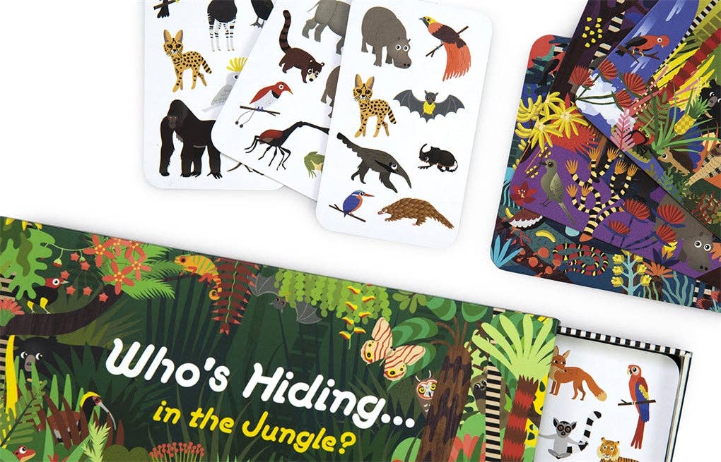 Who's Hiding in the Jungle? Matching Game