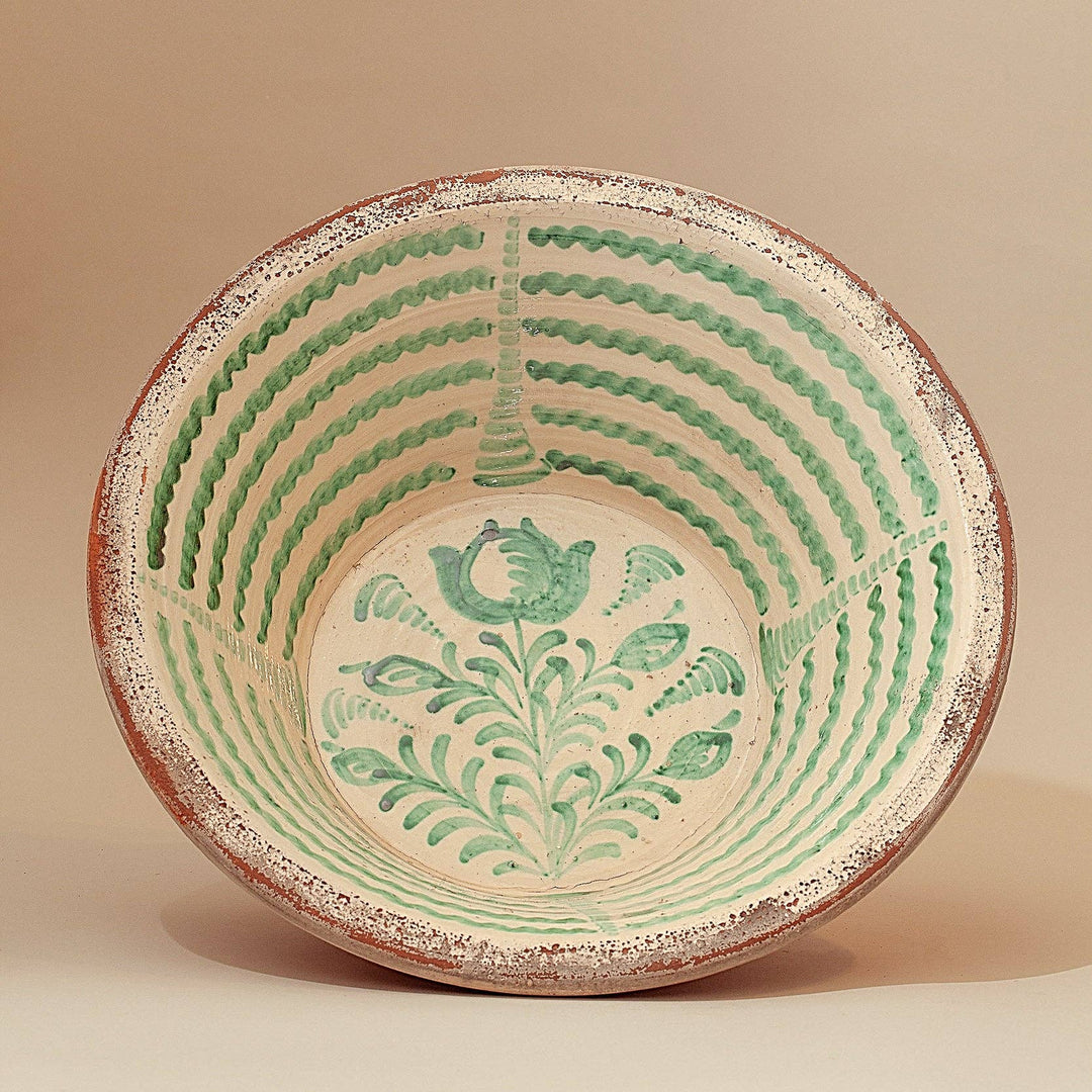 Green Lebrillos Granaínos Oversized Bowls