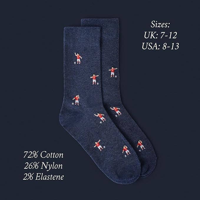 The Furious Footballer | Novelty Socks for Football Fans