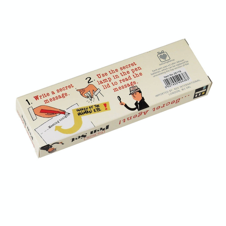 Secret Agent Invisible Ink Spy Pens