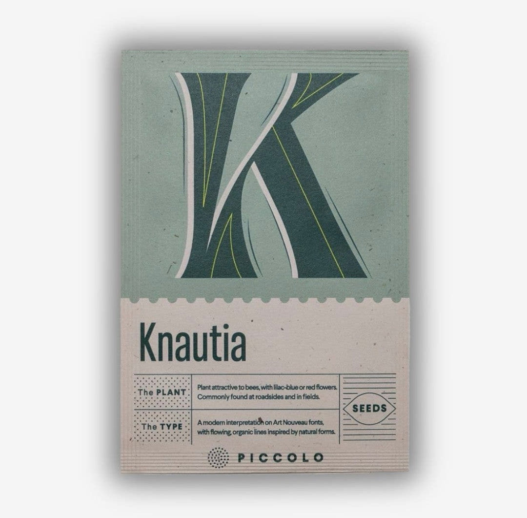 Botanical Alphabet Seeds