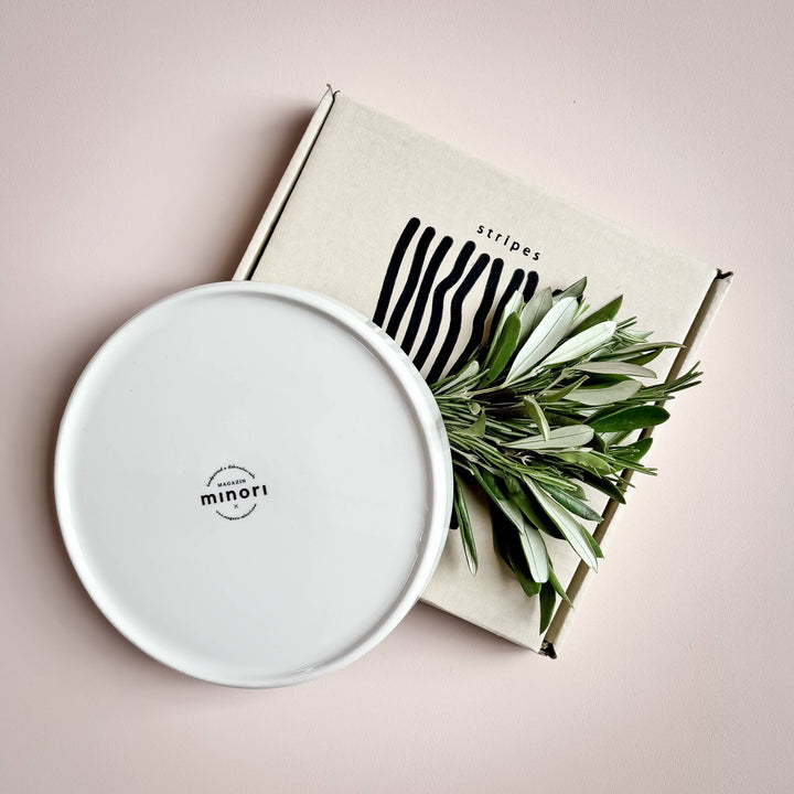 Incanto Rose Stripe Plate
