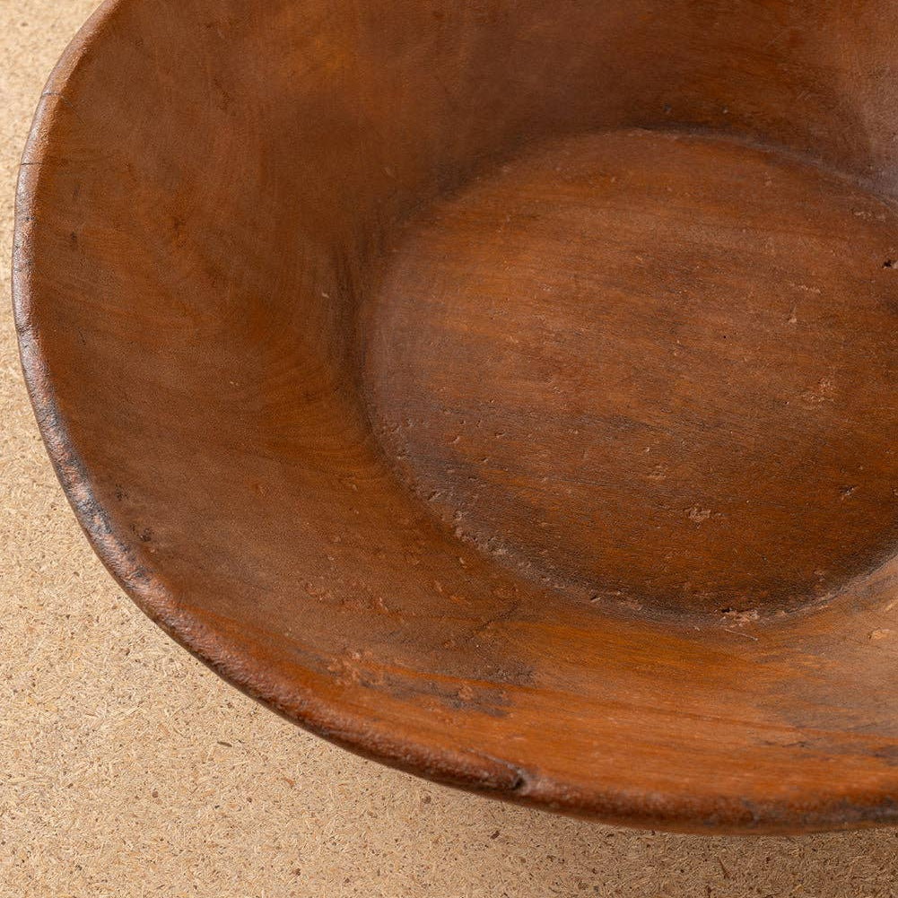 Vintage Wooden Parat Bowl - No.3