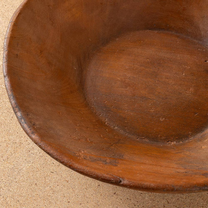 Vintage Wooden Parat Bowl - No.3