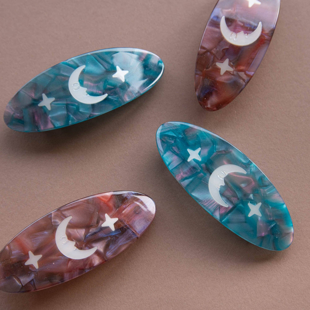 Moon Barrette Hair Clip