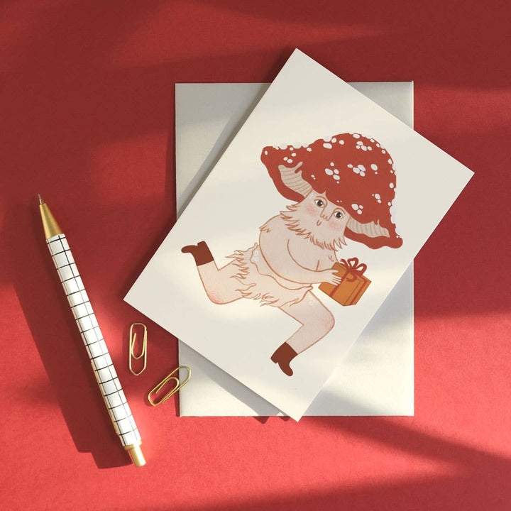 Mushroom Man Card