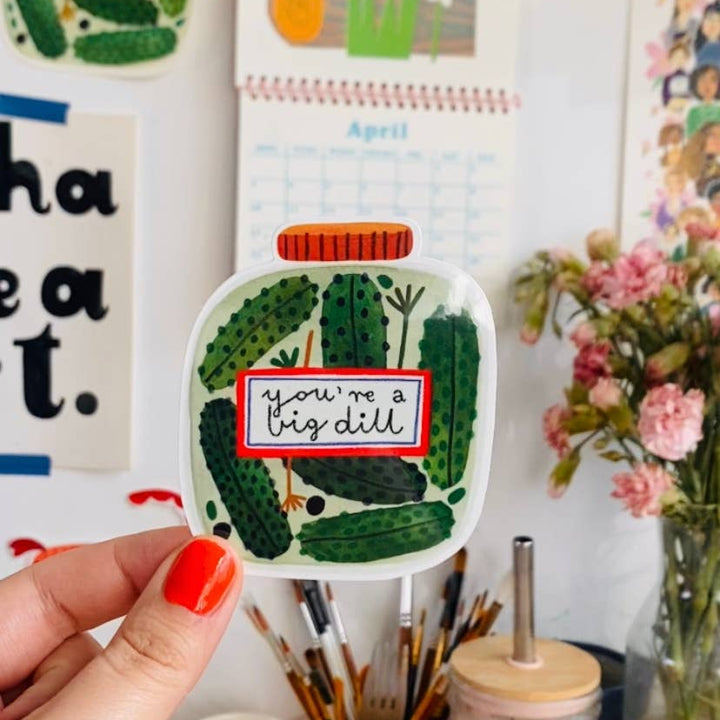 Big Dill Pickle Sticker