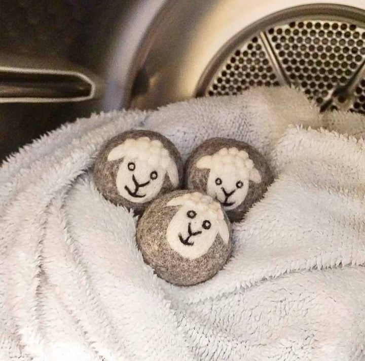 Sheep Wool Dryer Balls - Set of 3