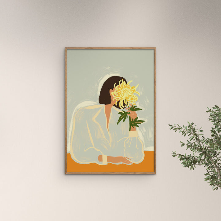 The Crysanthemum Art Print 50x70cm