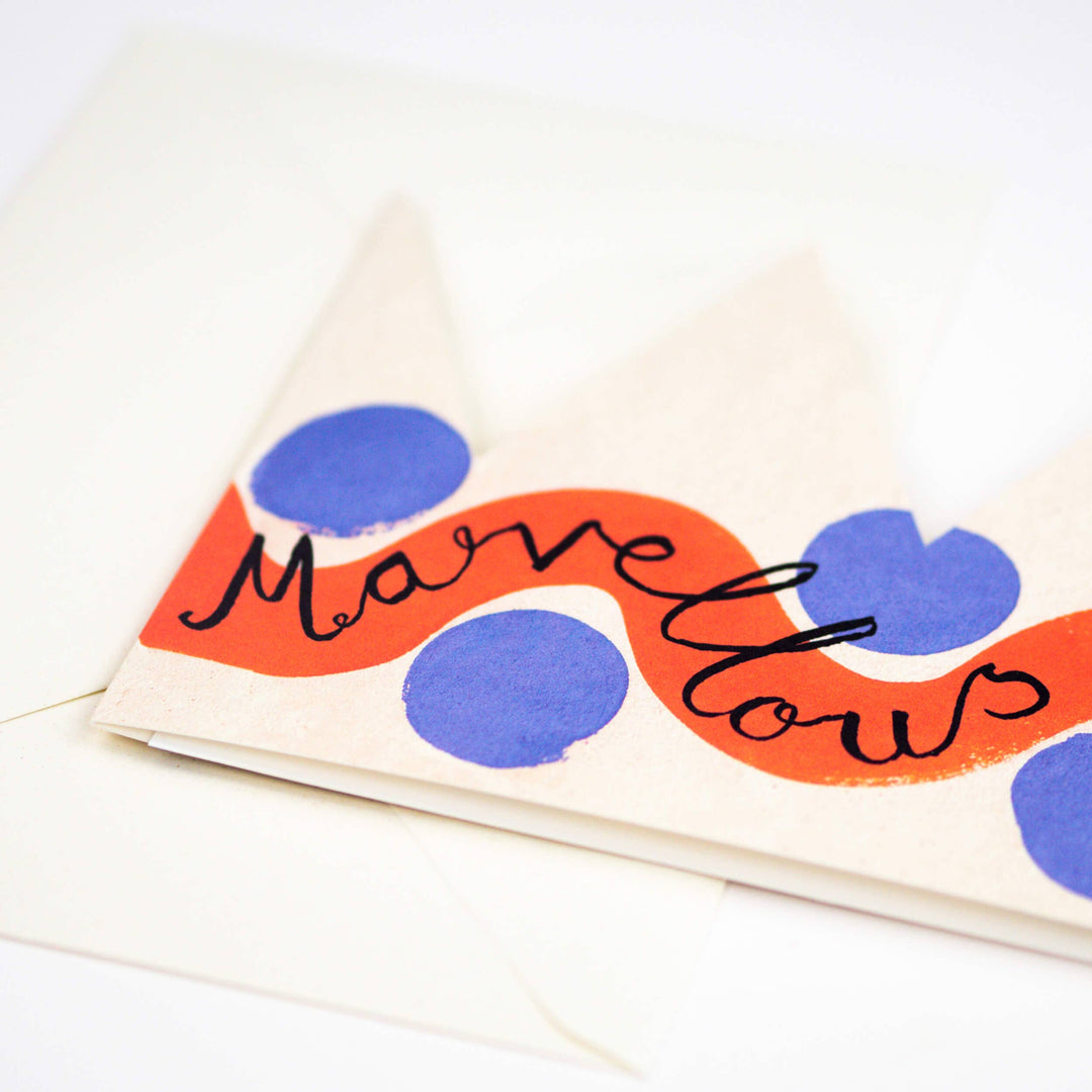 Marvellous Mother Party Hat Card