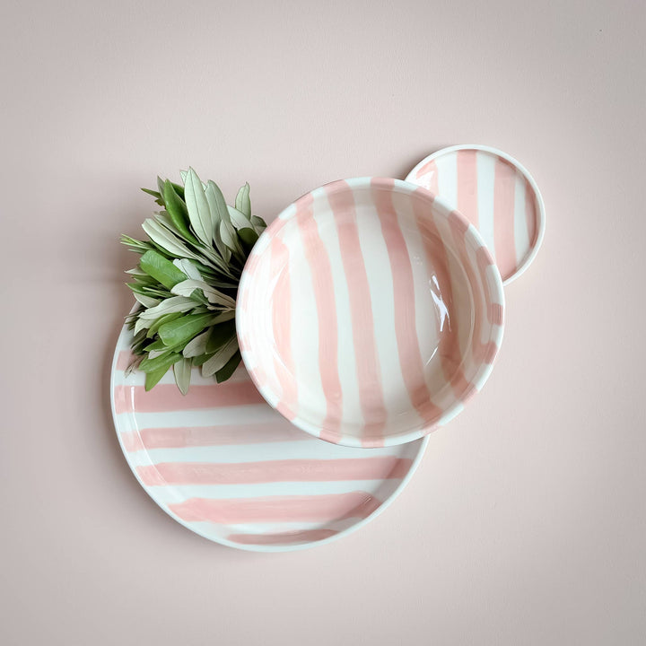 Incanto Rose Stripe Plate