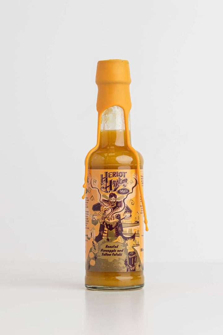 Roasted Pineapple and Yellow Habanero Sauce