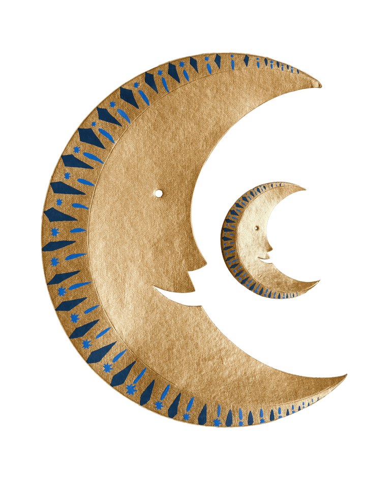 Golden Moon Decoration - Extra Large