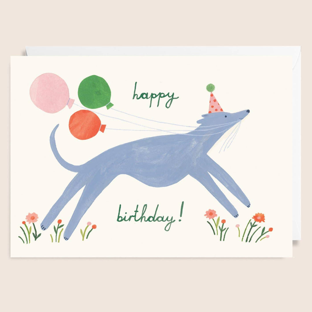 Long Dog Birthday Card